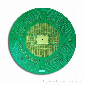 20-layer thick PCB with countersink